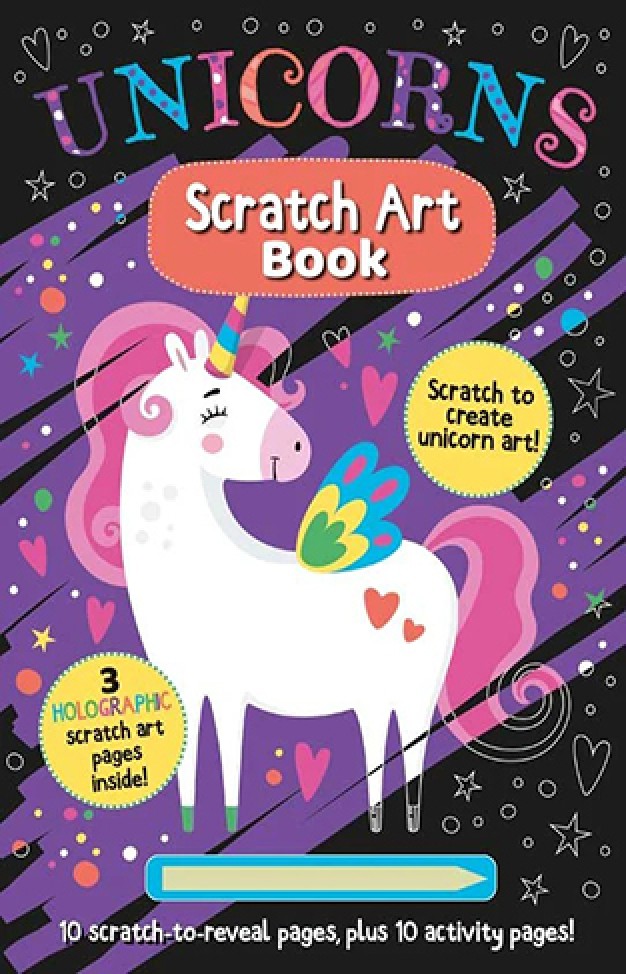 Unicorn Scratch Art Book